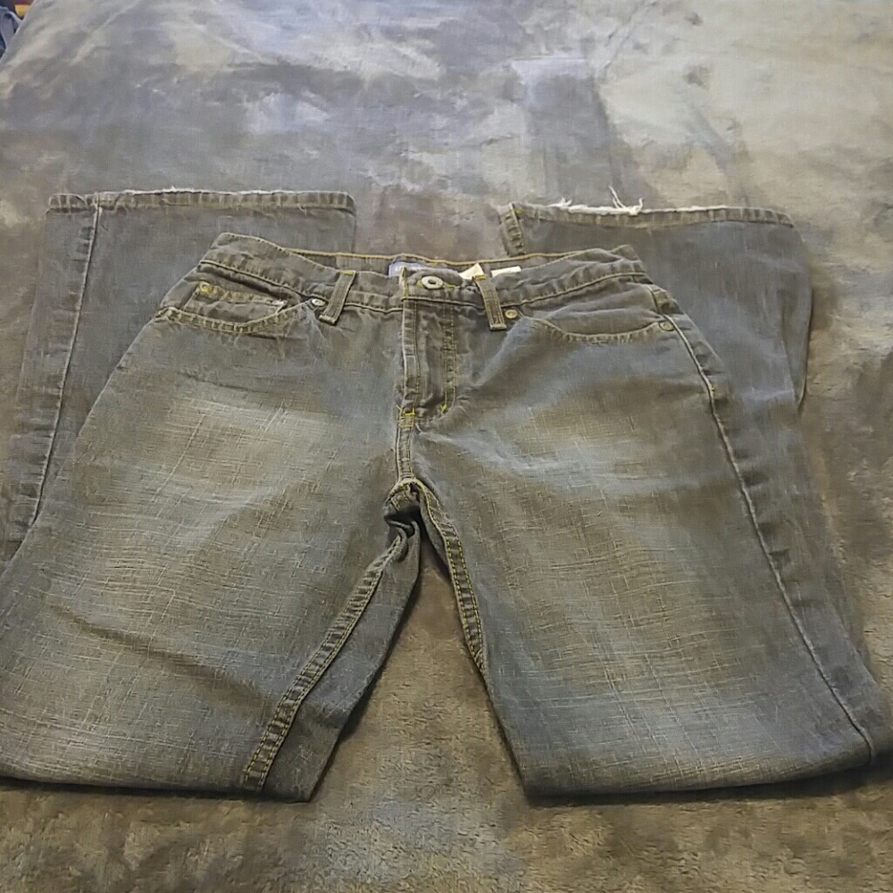 Vintage Y2K Crb gray boot cut jeans size 3